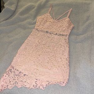 Blush pink dress